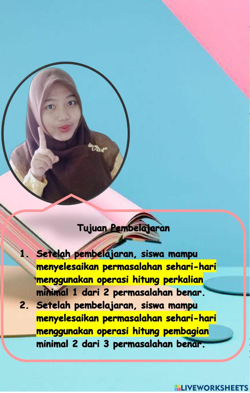 Soal cerita kali dan bagi