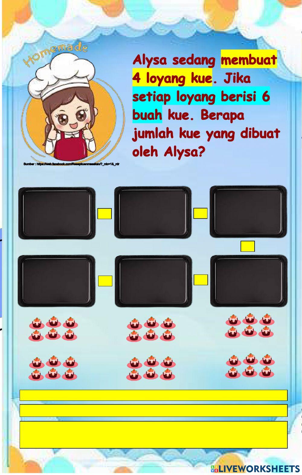 Soal cerita kali dan bagi