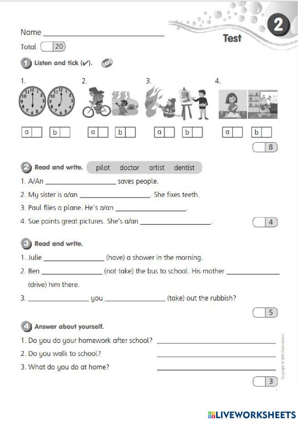 Test 2 Smart Junior 3