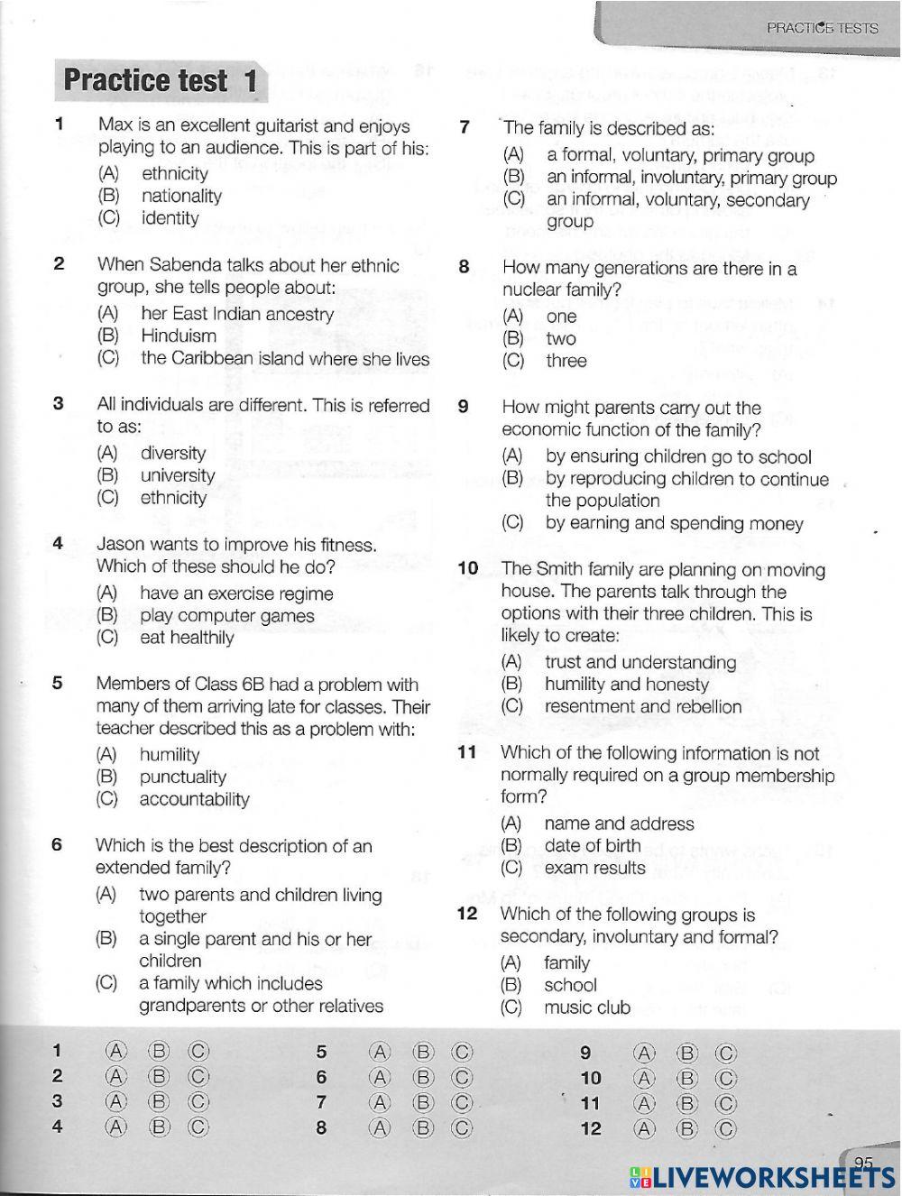 Social Studies Worksheet 2176492 | Wjnbaptiste | Live