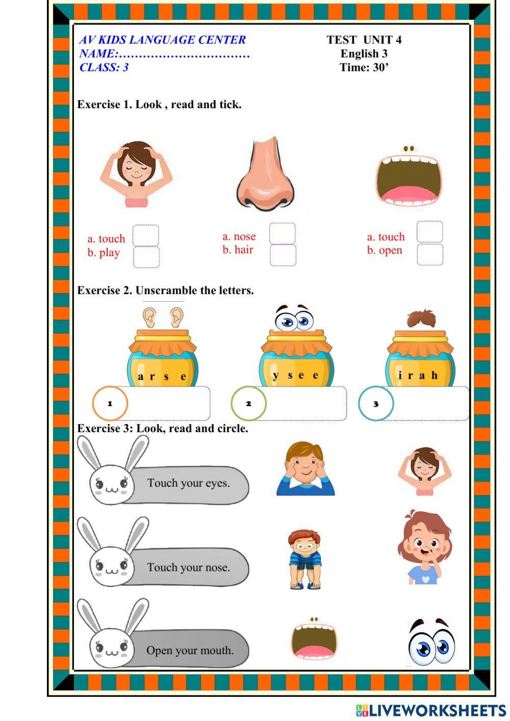 PBT Test Unit 4 (Global Success 3) Mrs.Thuy