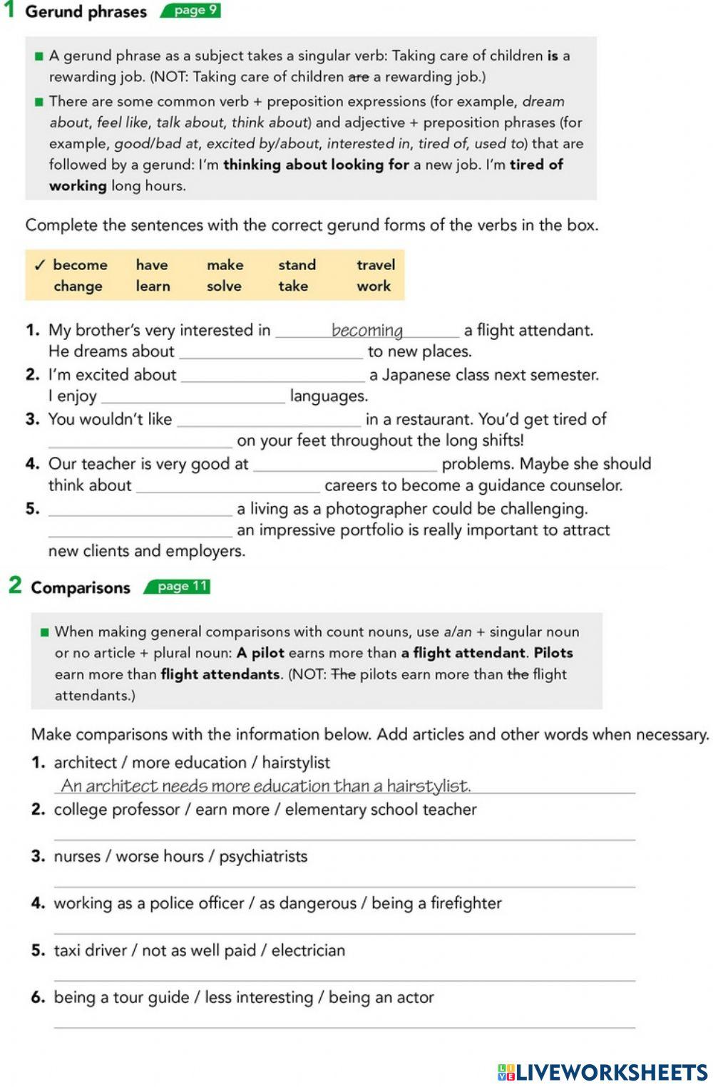 HW2 7C ITD 14 online exercise for | Live Worksheets