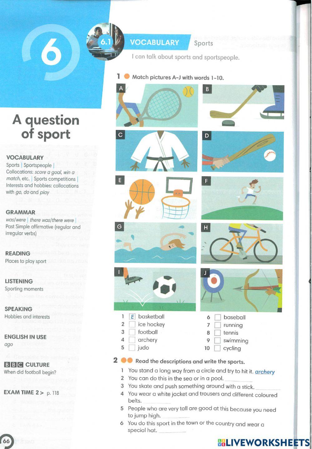 Sports - Wider World 1