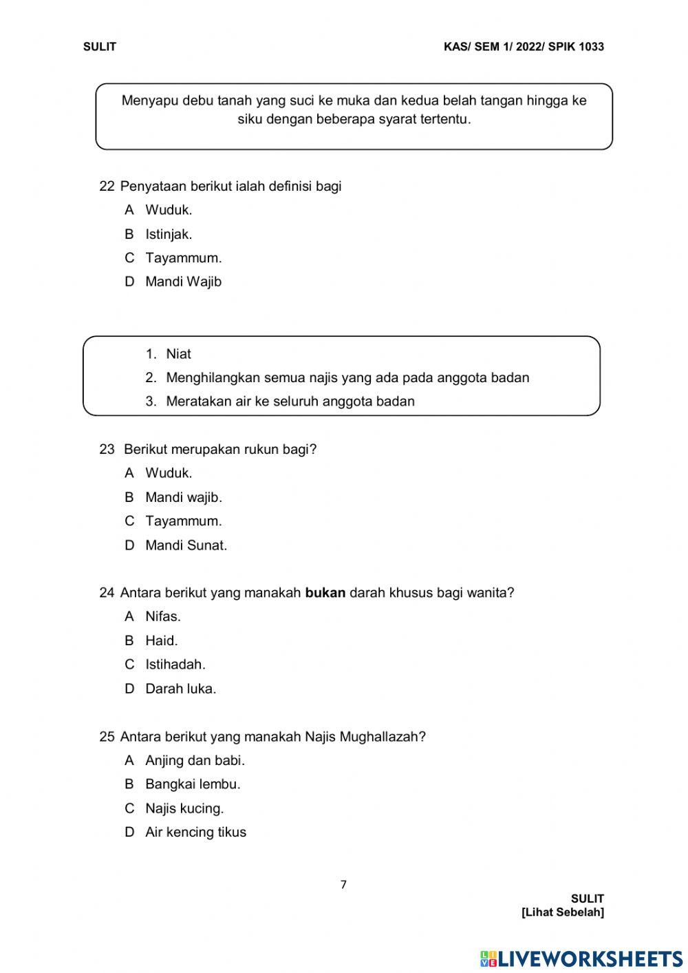 Feqah 1 midterm okt 2022 set 1
