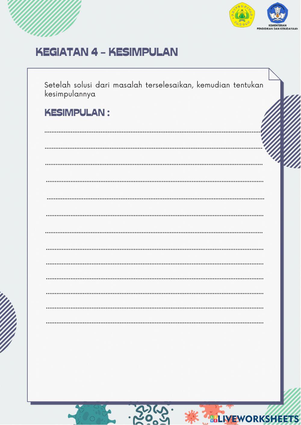 LKPD Replikasi Virus