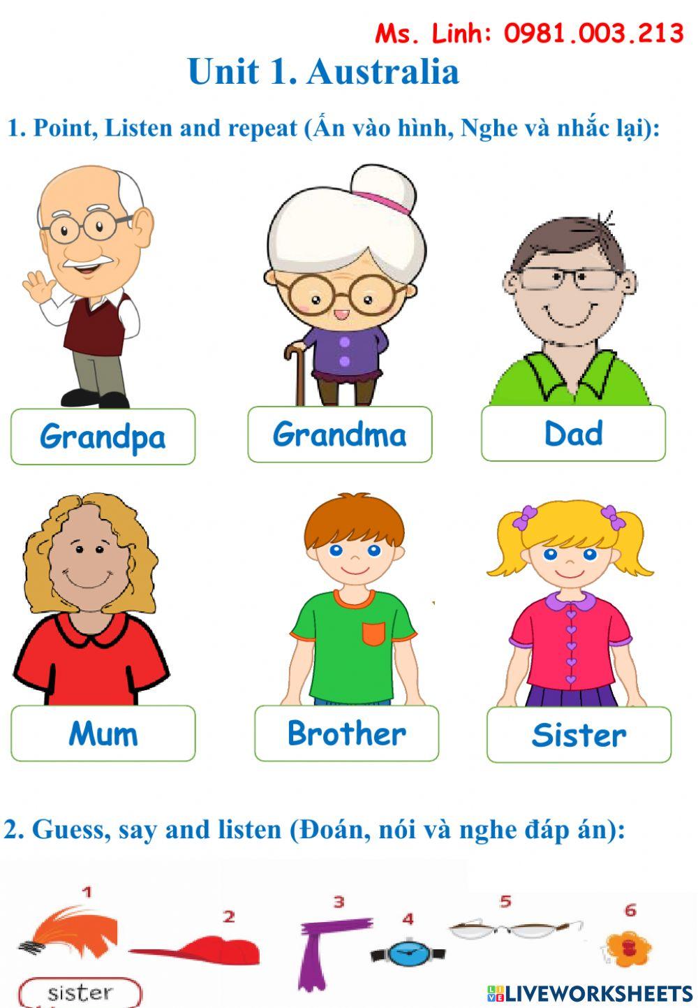 Unit 1 Australia (Lesson 1)