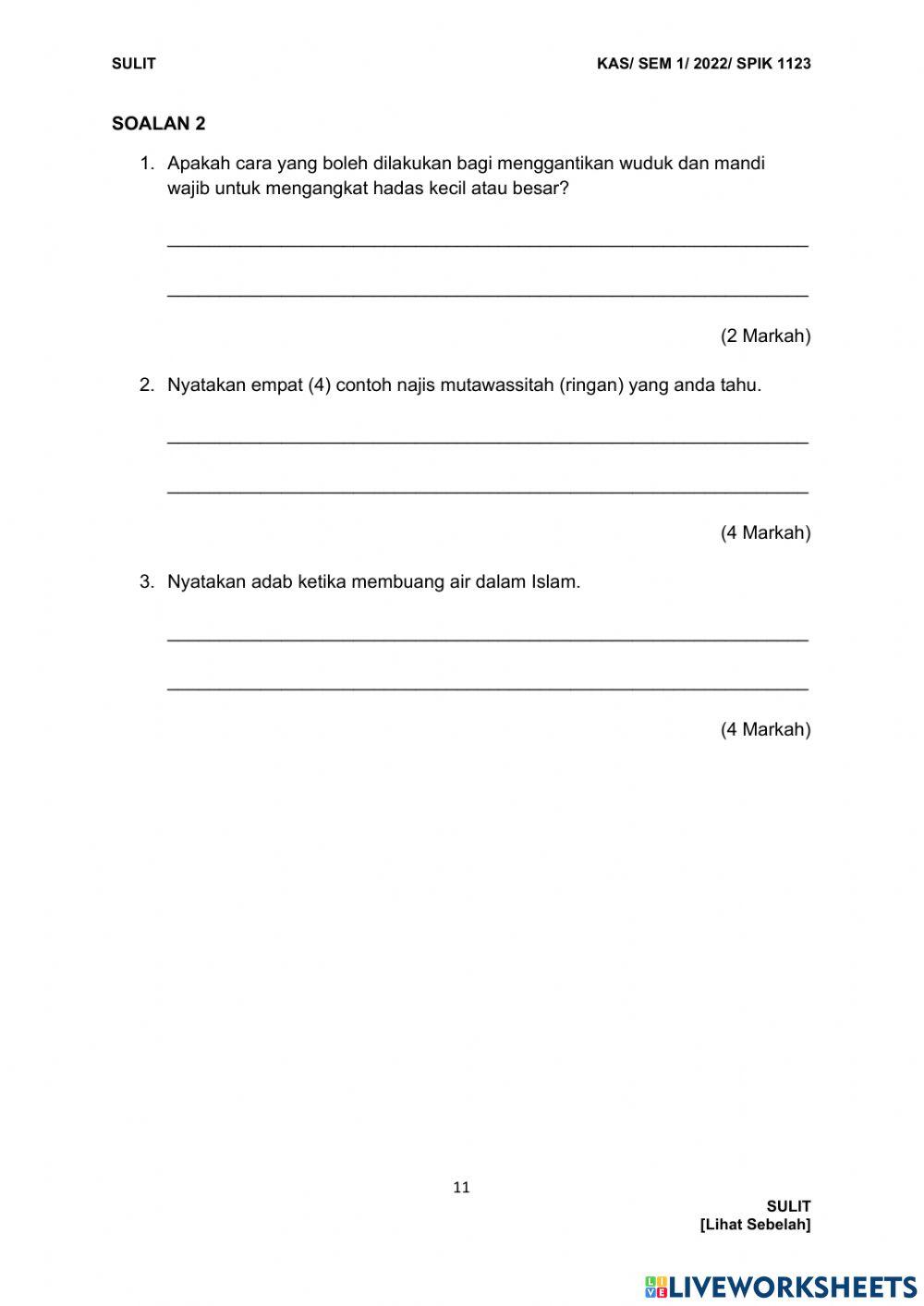 Feqah 1 bah b set 2 midterm okt 2022