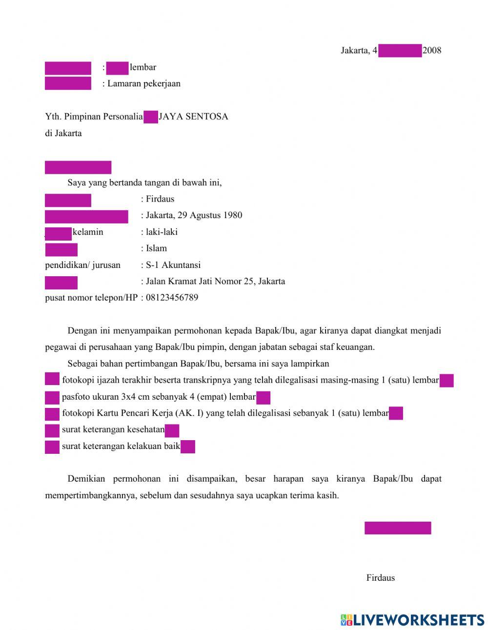 Latihan Analisis SLP