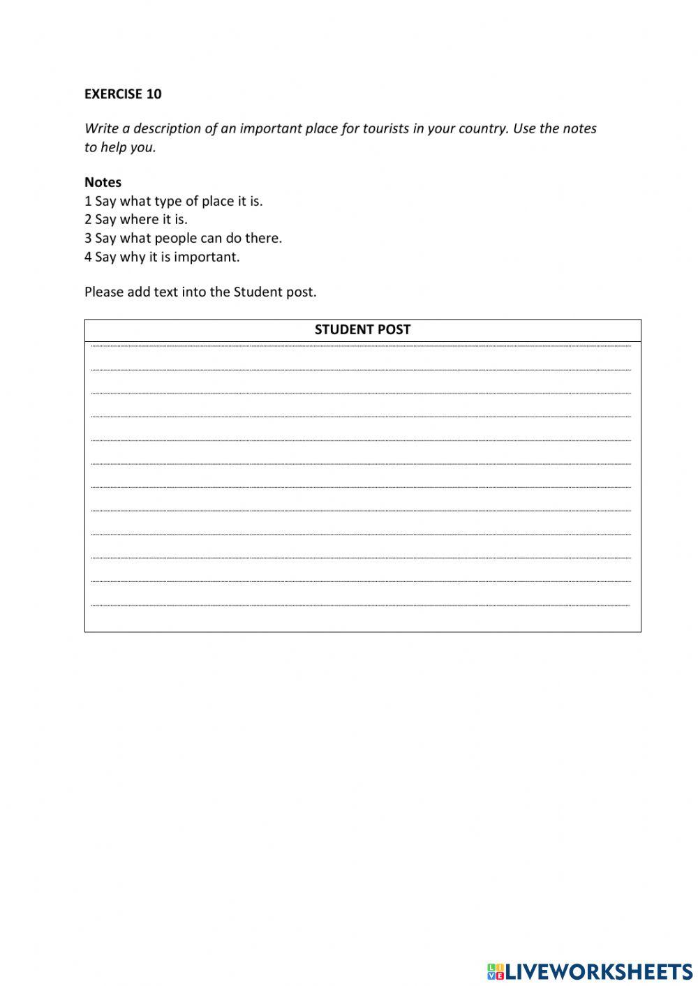 IE0, Unit 4, Language Builder, Exercise 10