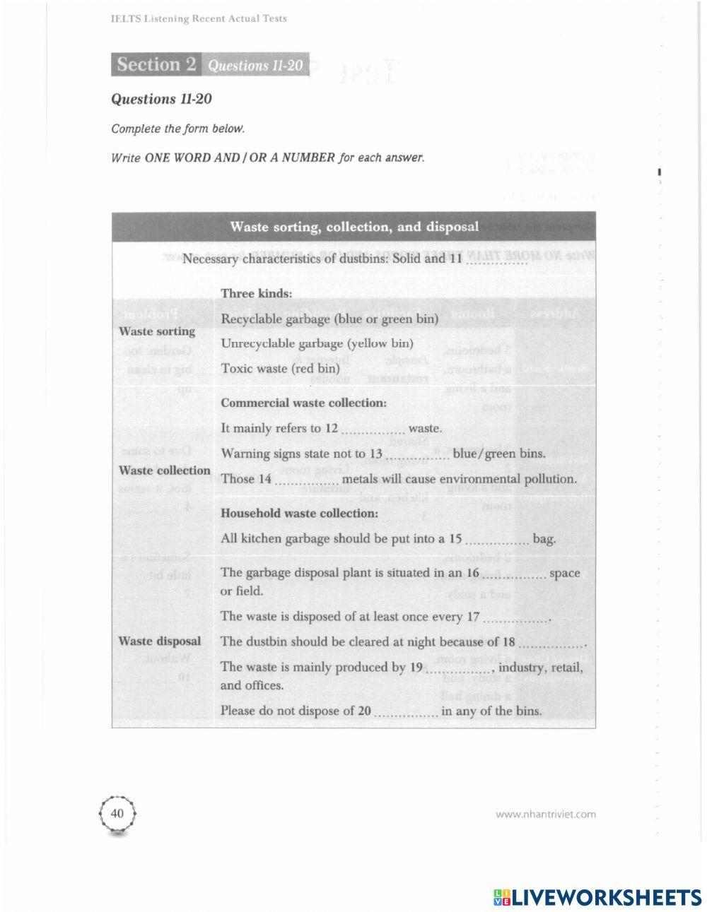 Listening Part 1 n 2