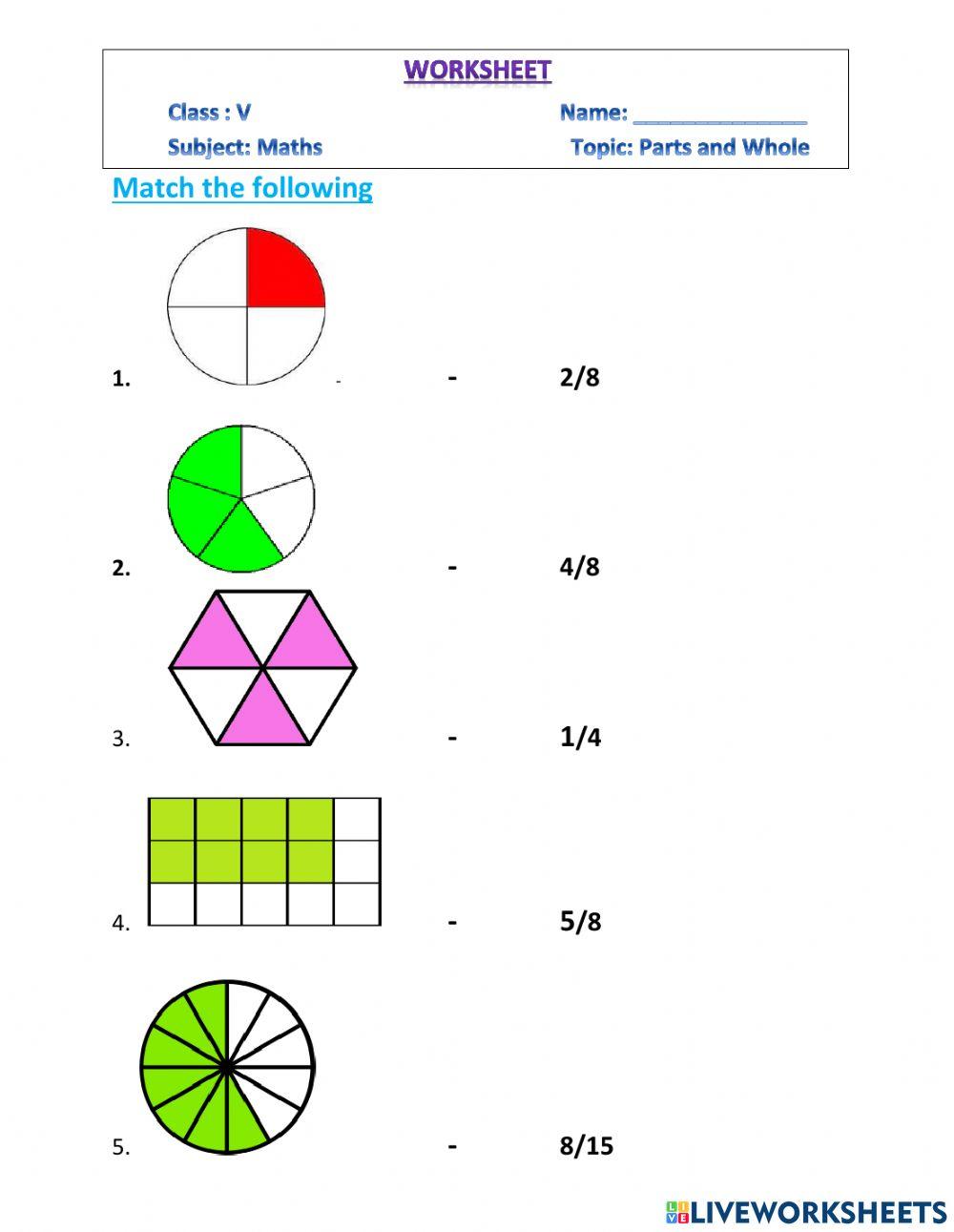 parts and whole ws 4
