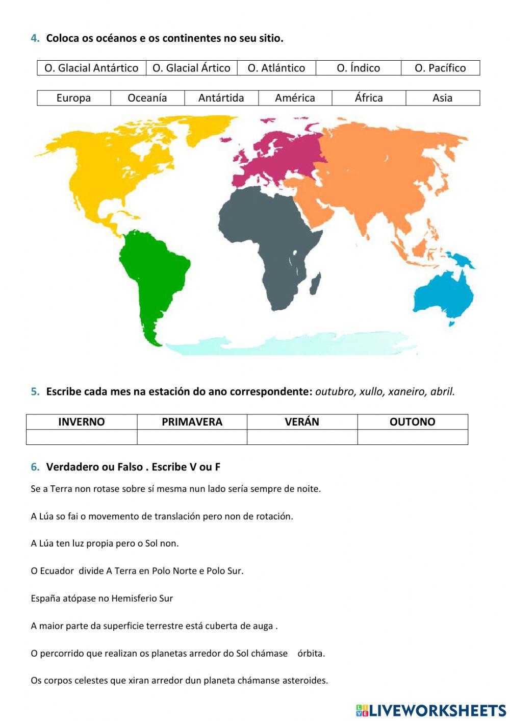 Sistema Solar e orientación