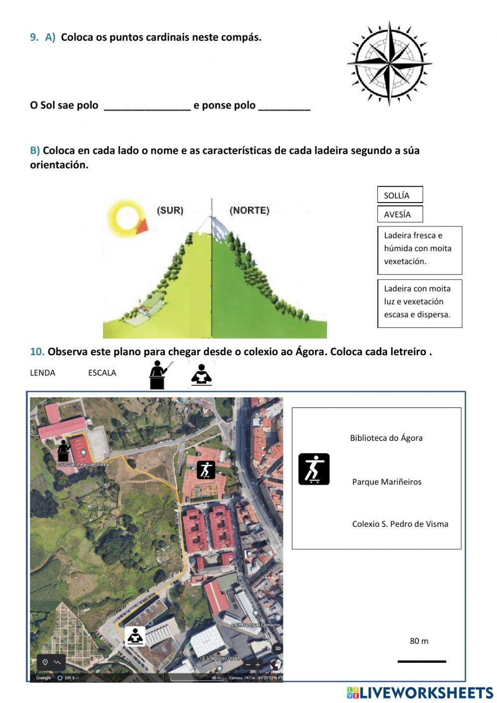 Sistema Solar e orientación