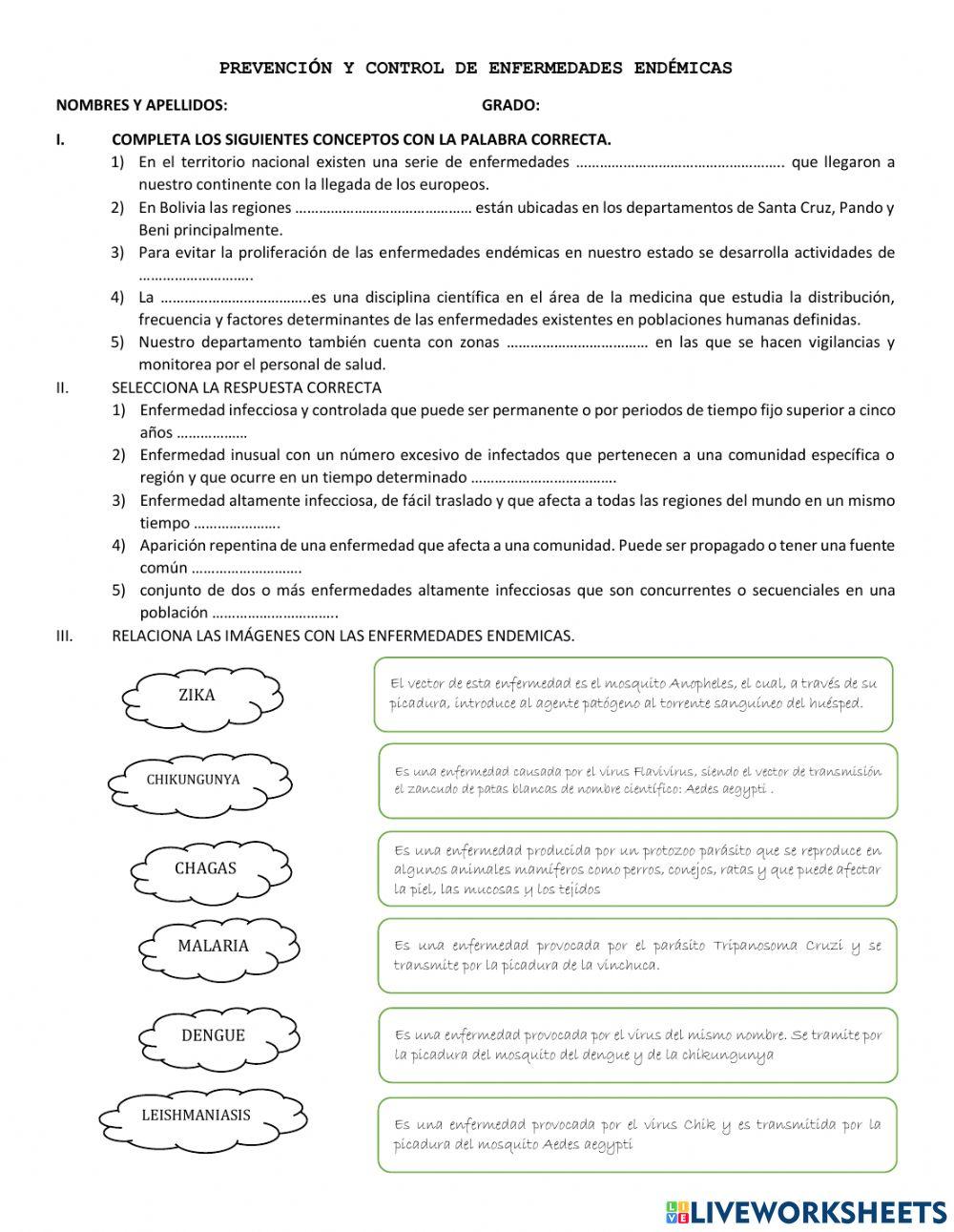 Prevencion y control de enfermedades endemicas