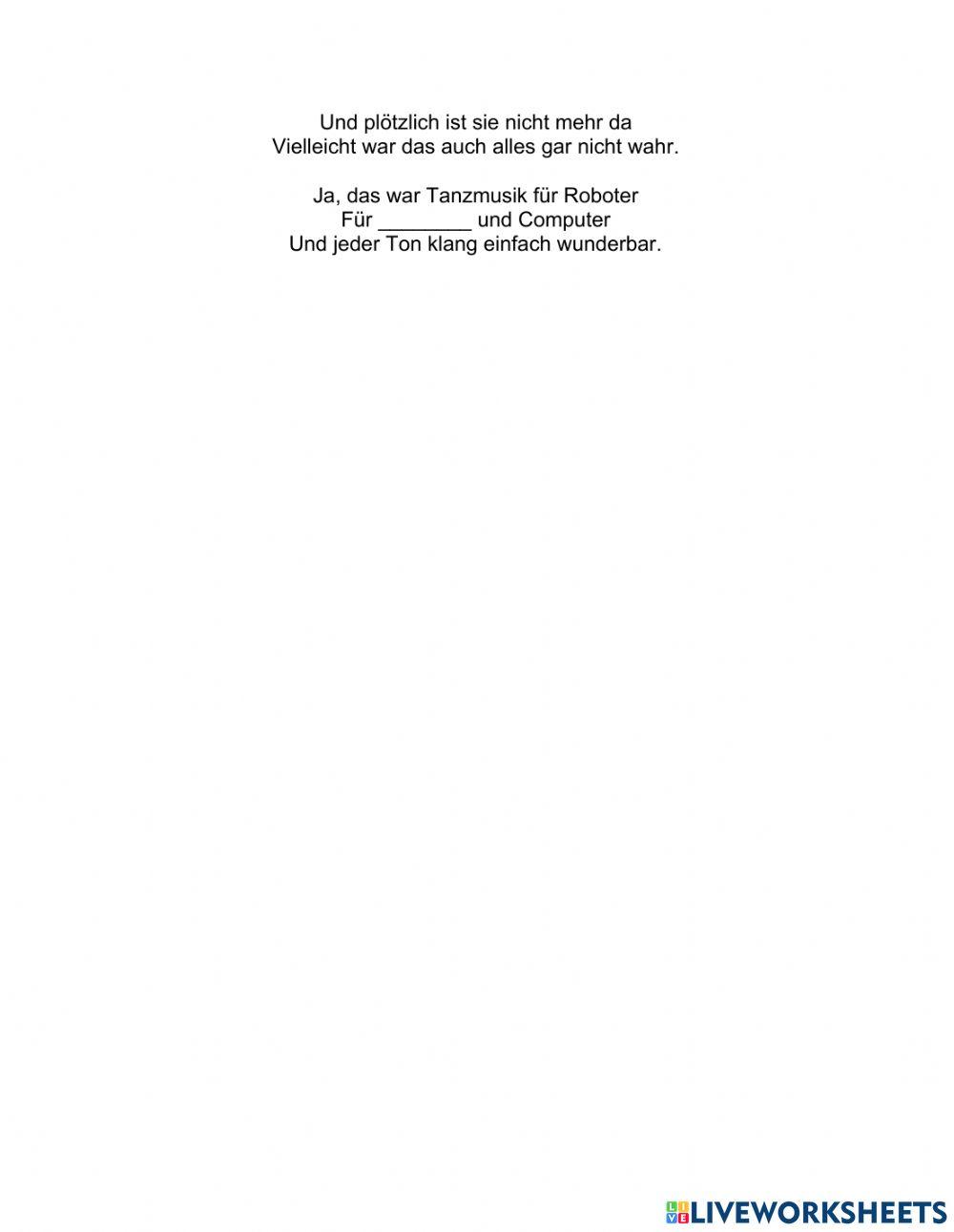 Tanzmusik für Roboter