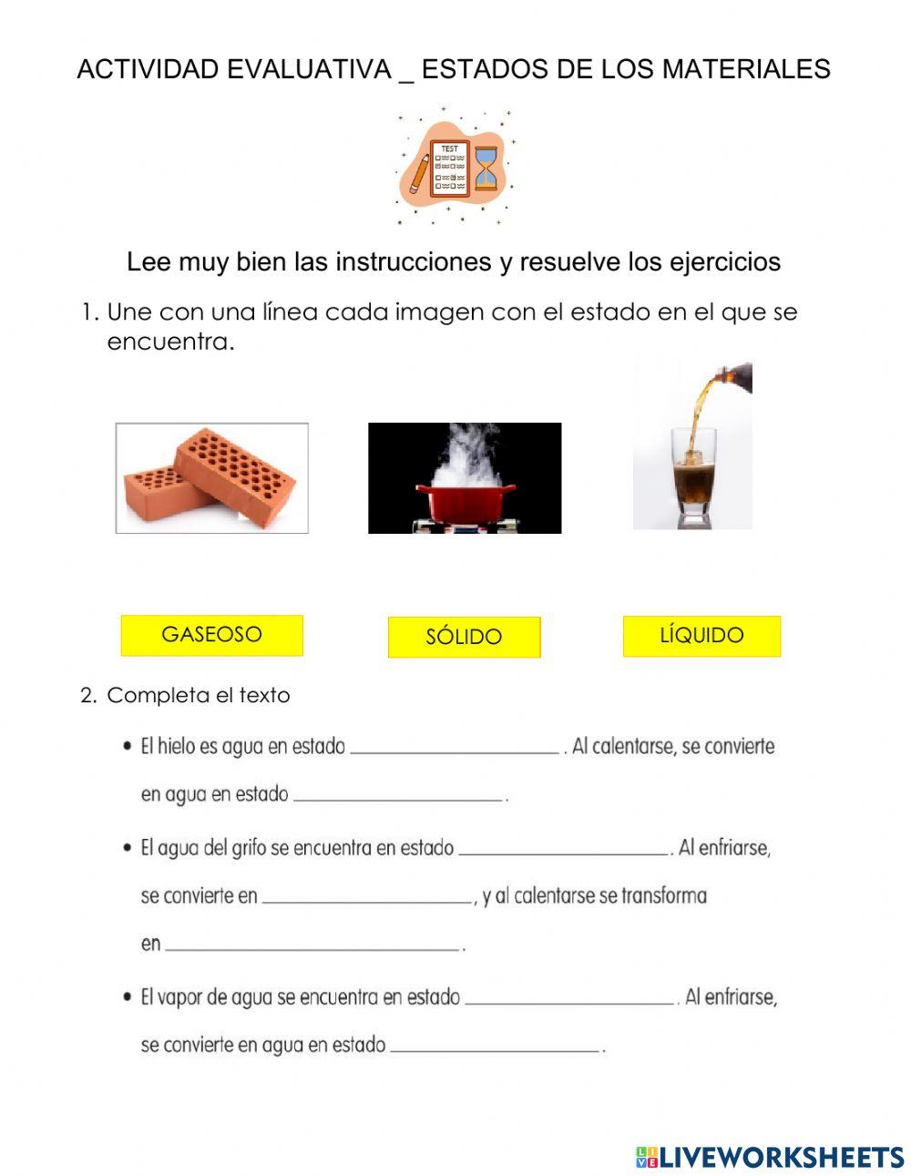 Estados de los materiales