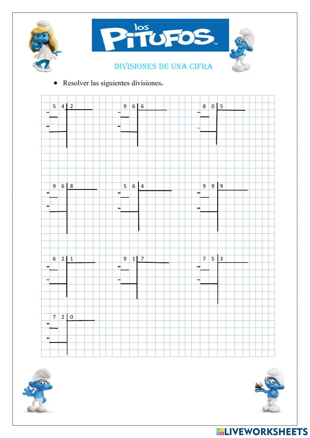 División de una cifra