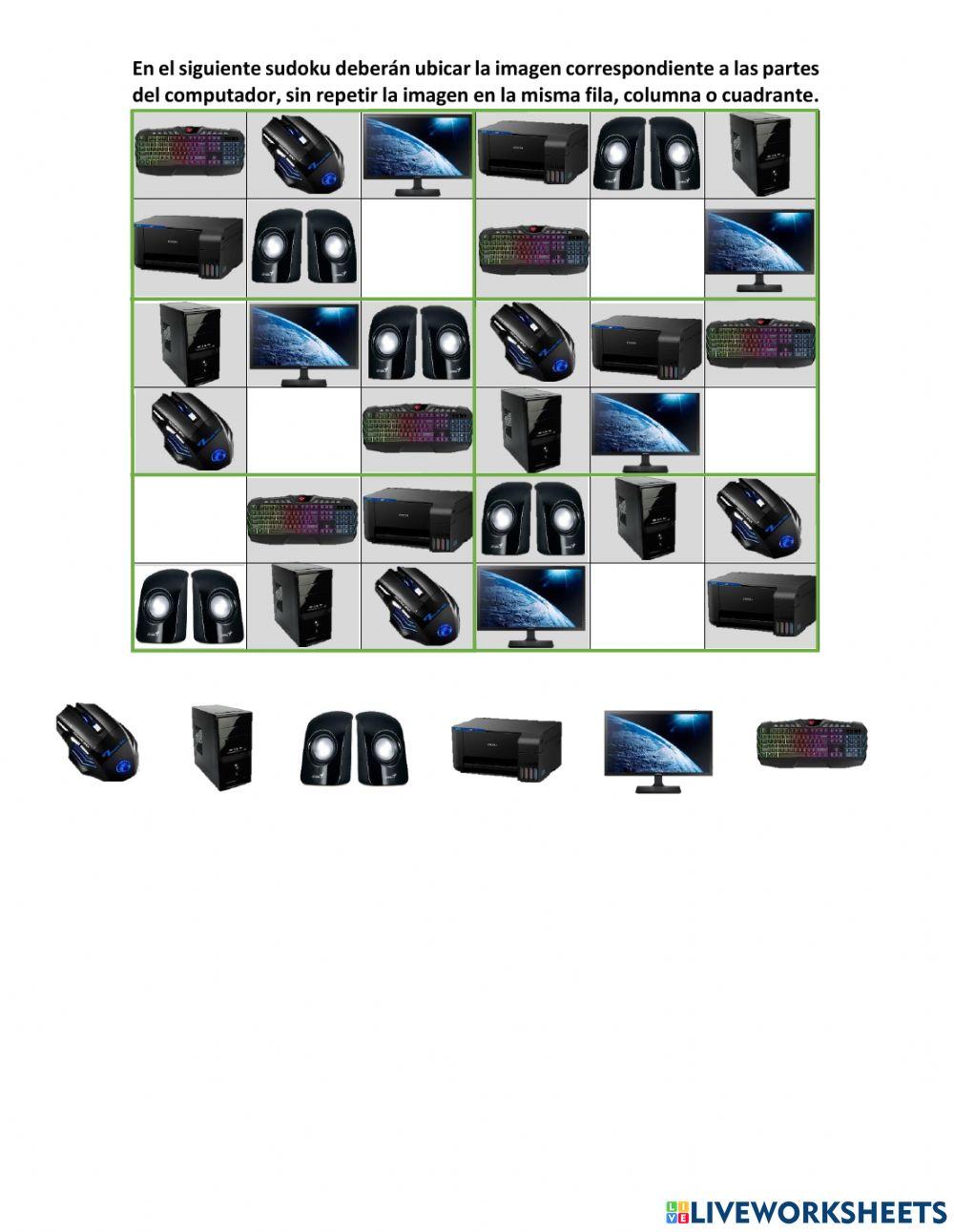 Partes del  computador