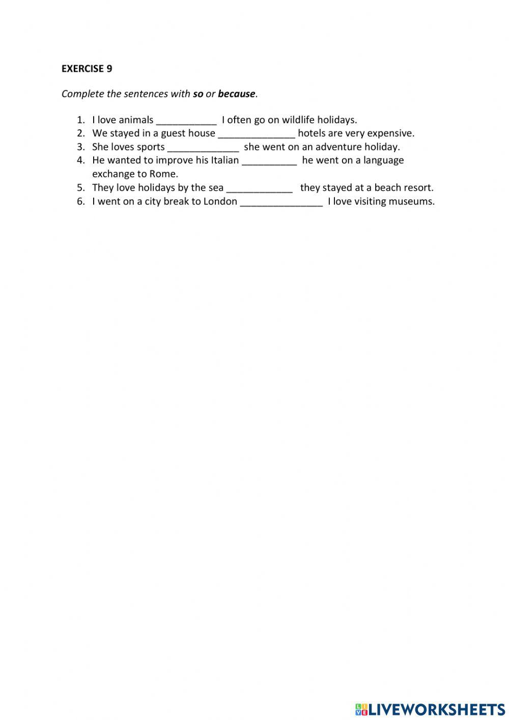 IE0, Unit 4, Listening and Speaking, Exercise 9