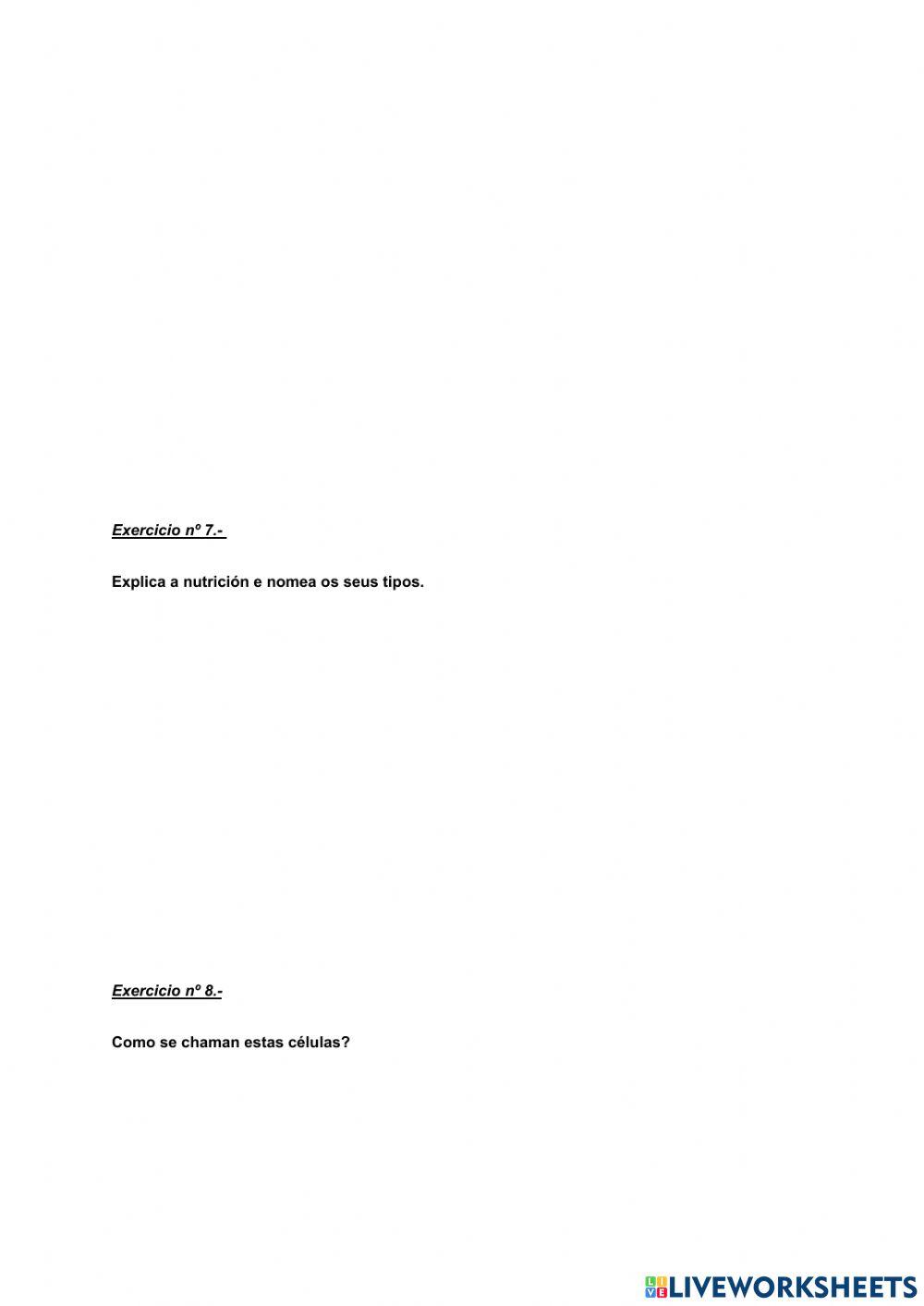 Tema 1 Biología Los seres vivos