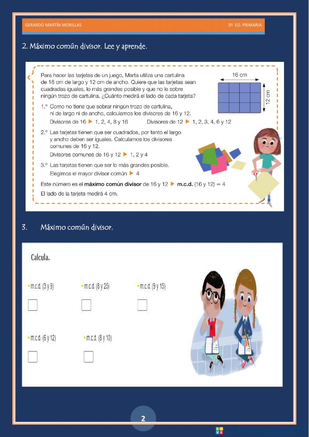 Numeración. Ficha 10. 6º. Numeración. Ficha 10. 6º.