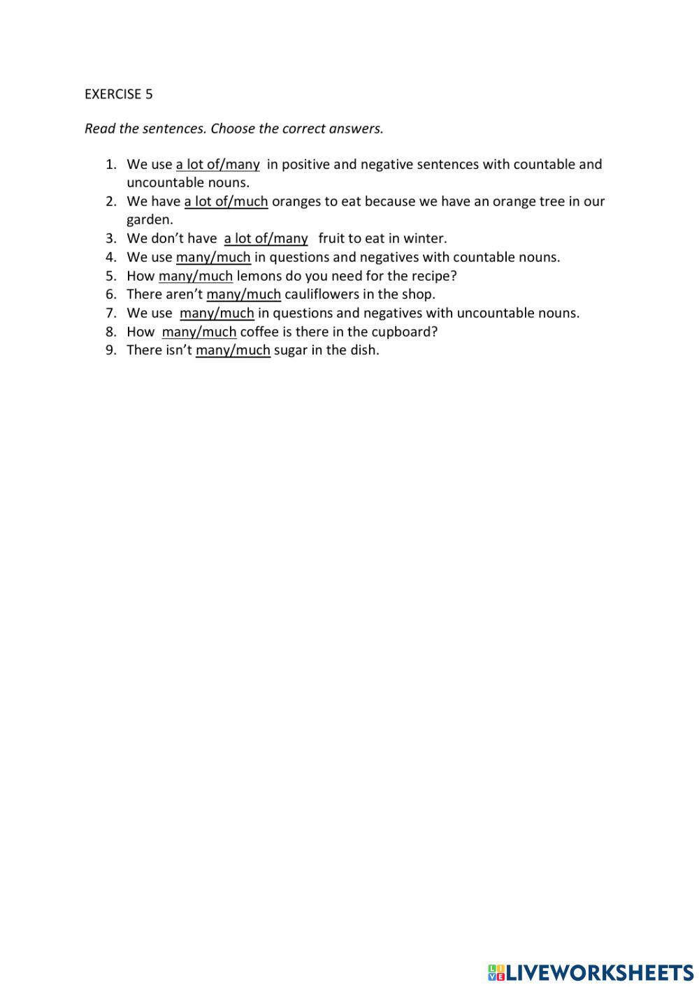 IE0, Unit 5, Grammar and Vocabulary, Exercise 5