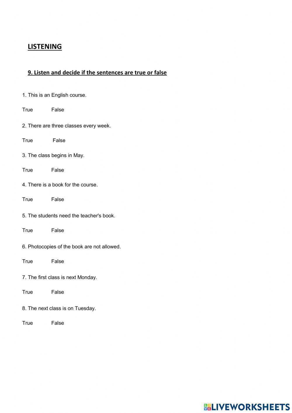 FINAL EXAM- ADULTS 1- ADRIANA