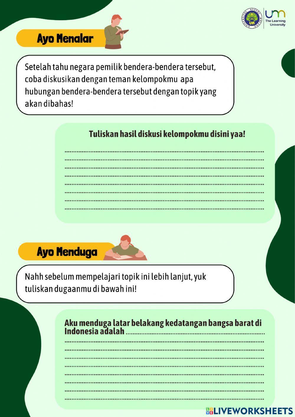 LKPD-Latar belakang kedatangan bangsa barat di Indonesia