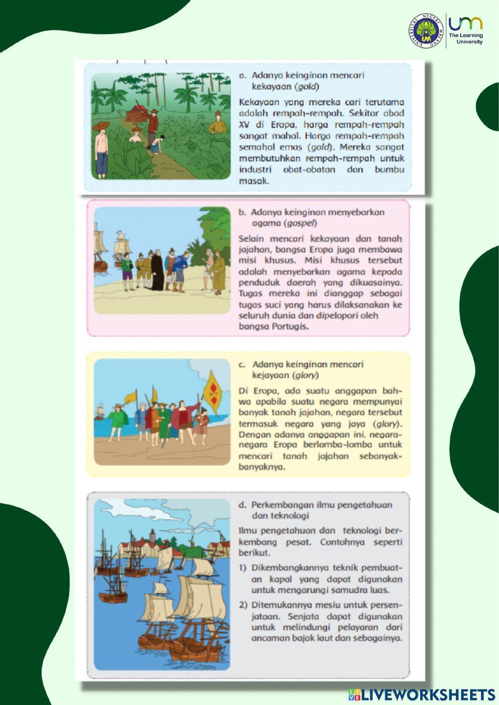 LKPD-Latar belakang kedatangan bangsa barat di Indonesia