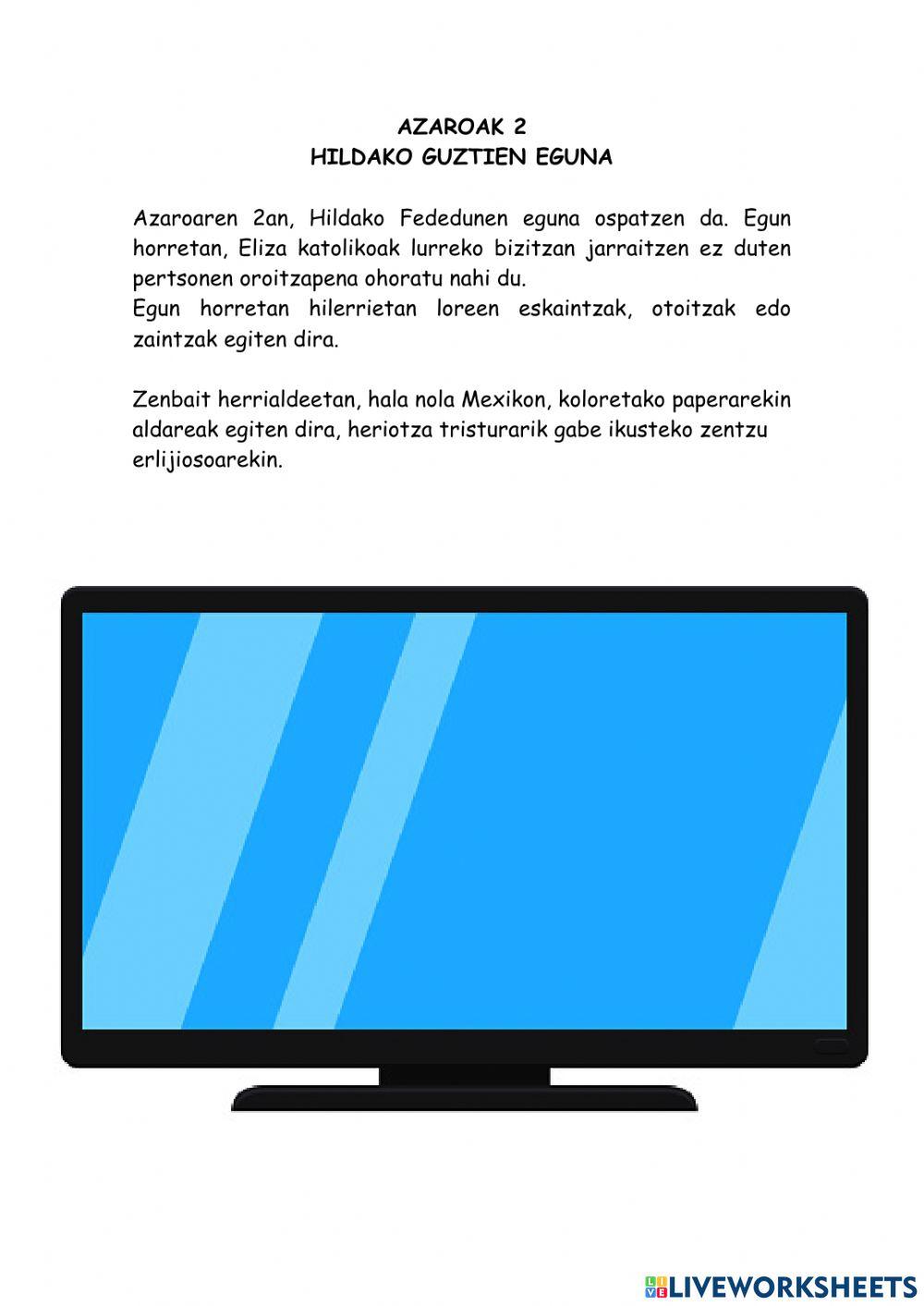 Azaroak 2 (Hildako guztien eguna)