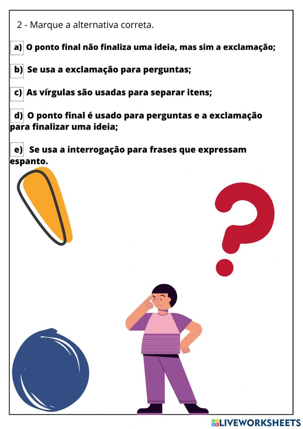 Sinais de pontuação