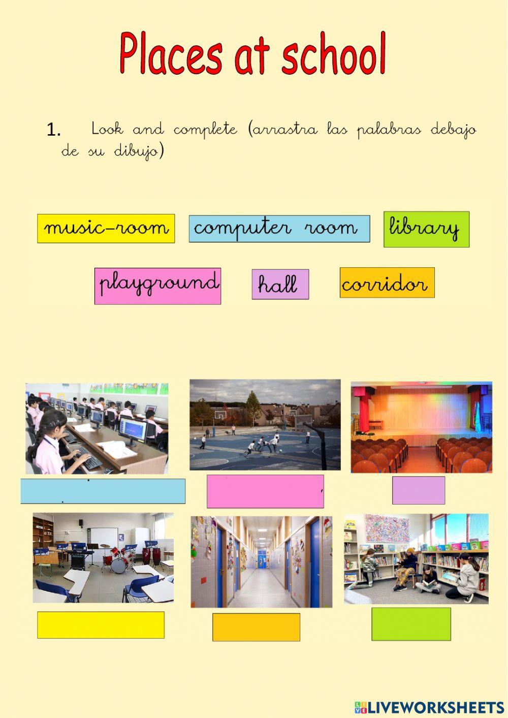 Places at school 6º