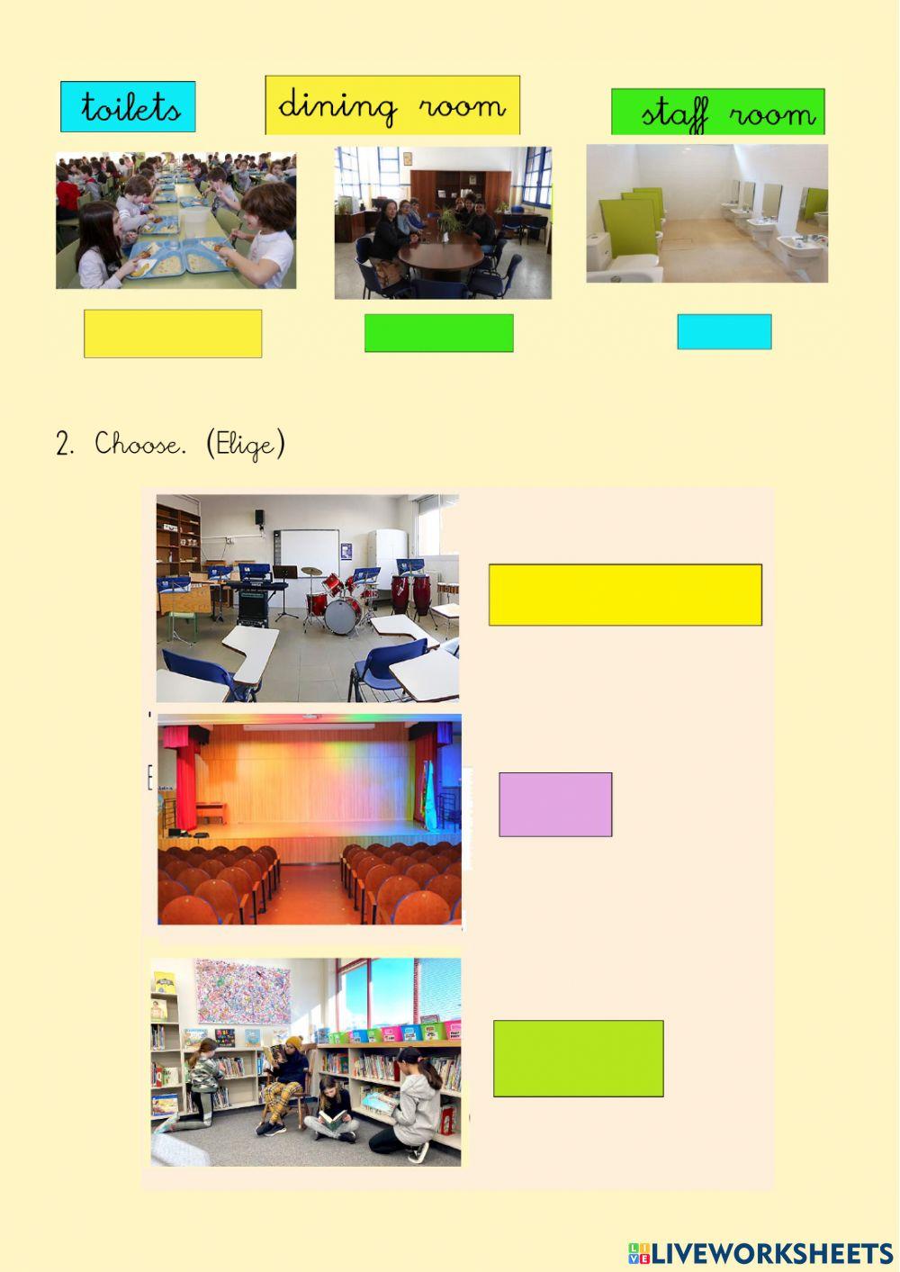 Places at school 6º