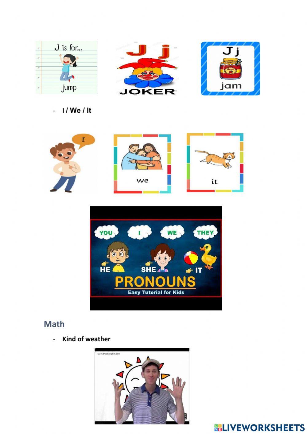 Weekly Activities 22