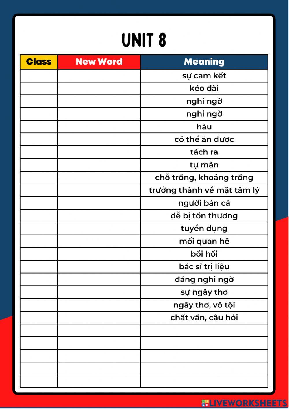Zvi -  cri - vocab test u8
