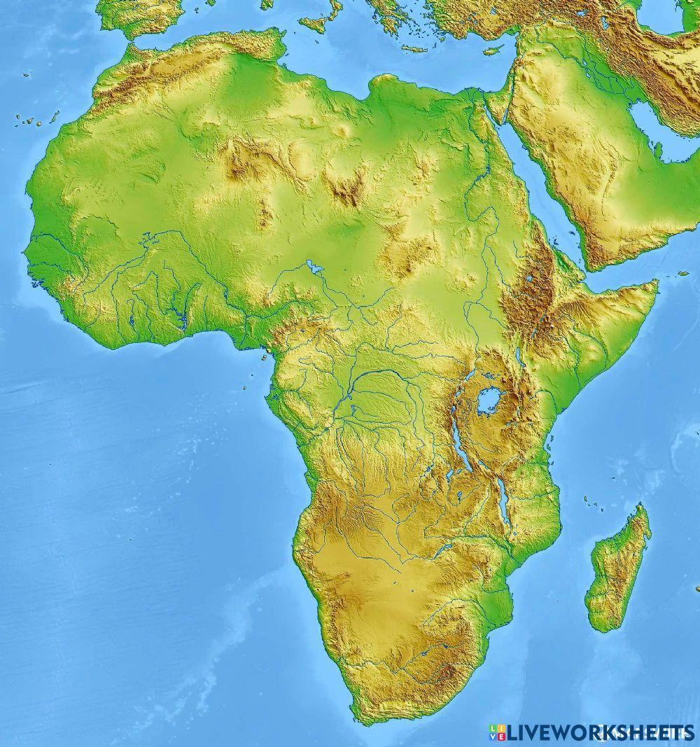 Relive de africa
