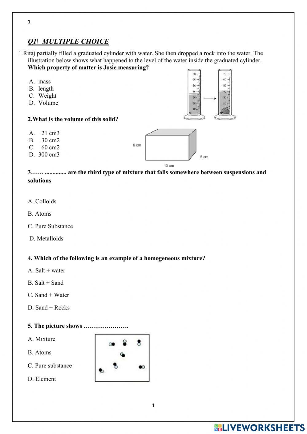 Grade 6 Trial Midterm