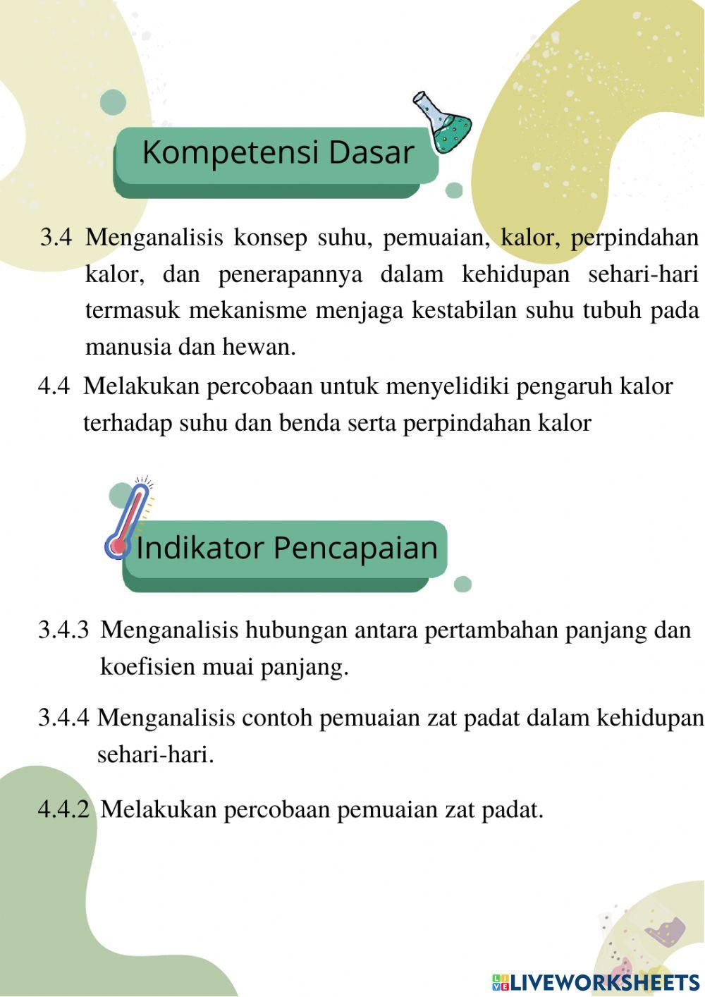 Pemuaian zat padat bagian 1