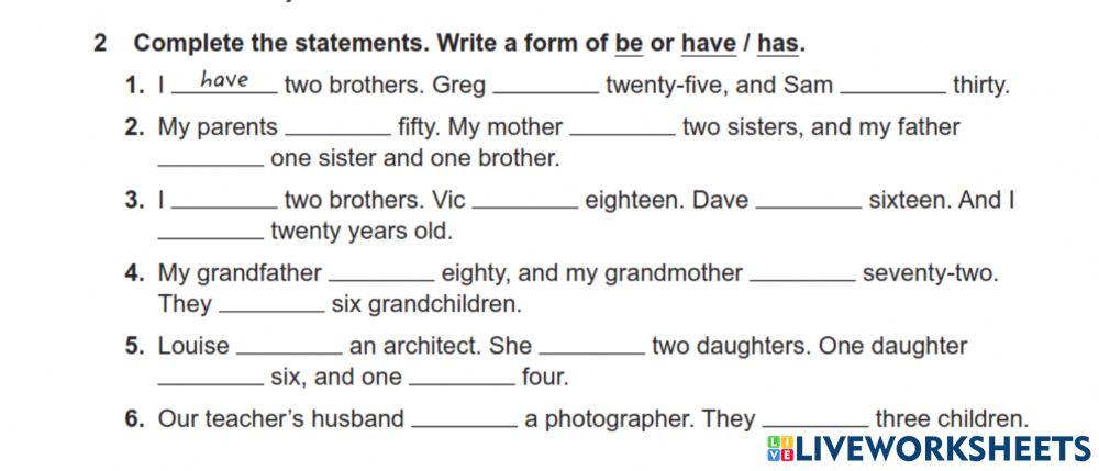 Tnfunit4tobe- have- has