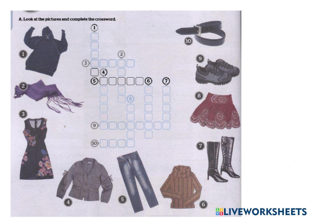 My Clothes. Vocabulary