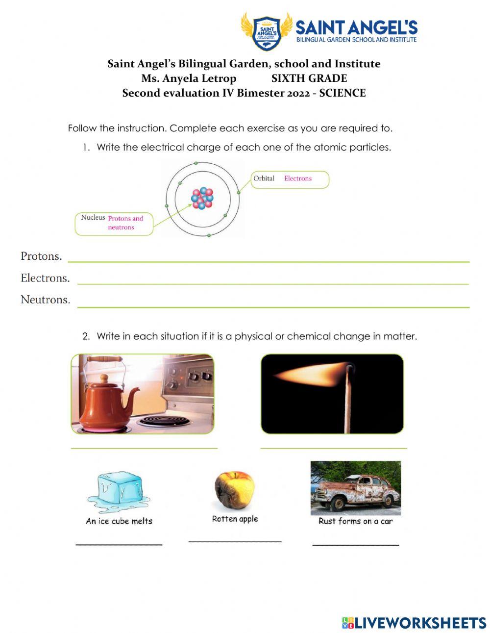 Science quiz 6th Science quiz 6th
