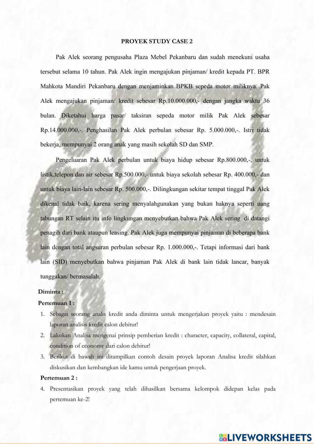 Lkpd case 2 analis kredit