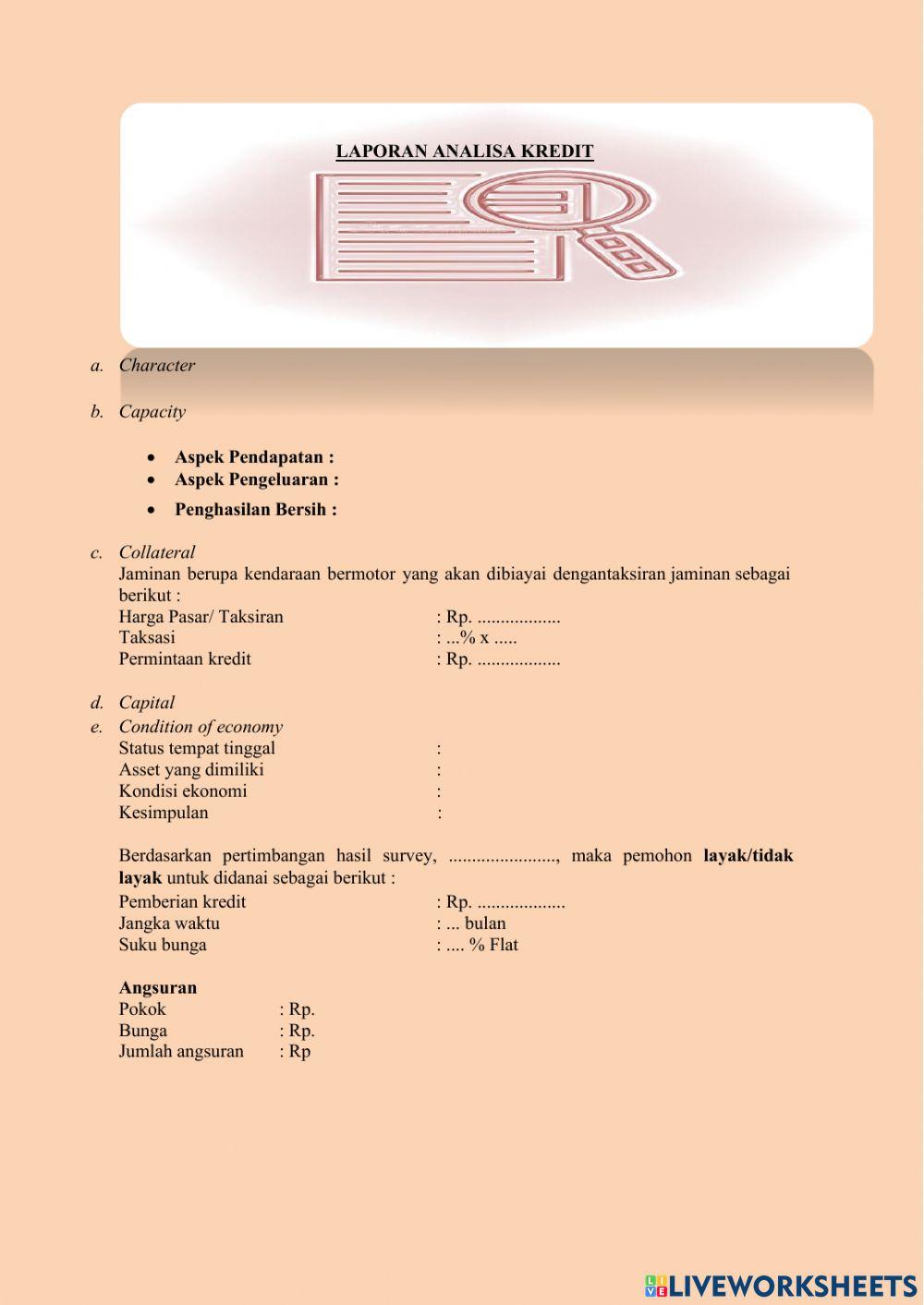 Lkpd case 3 analisis kredit