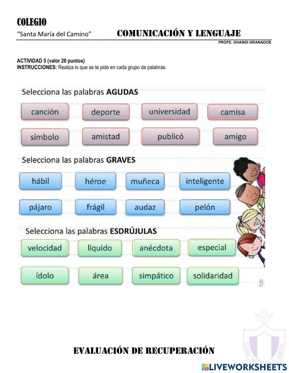 Conocimiento general LENGUAJE