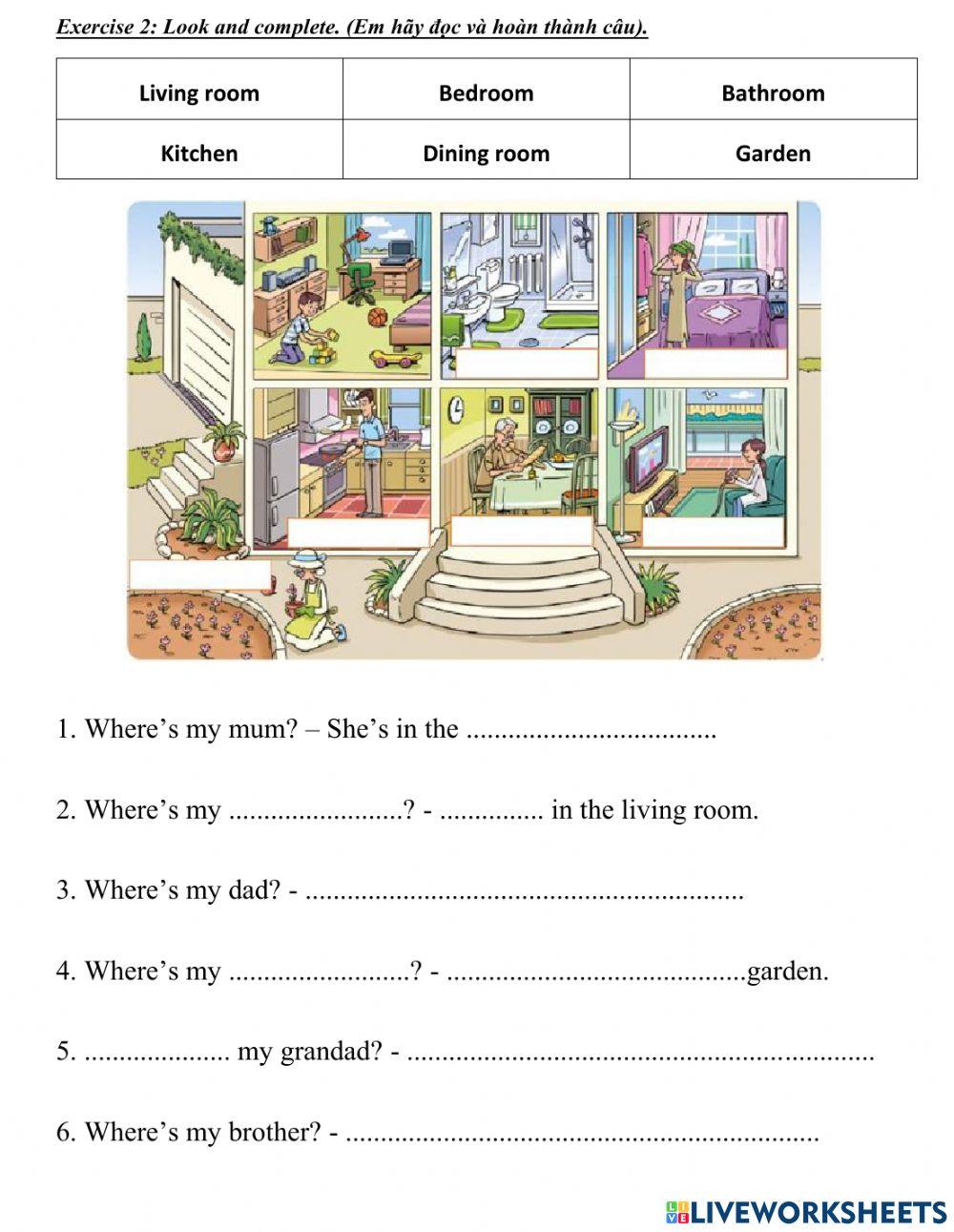 Week 6 grade 2 u3 family and house