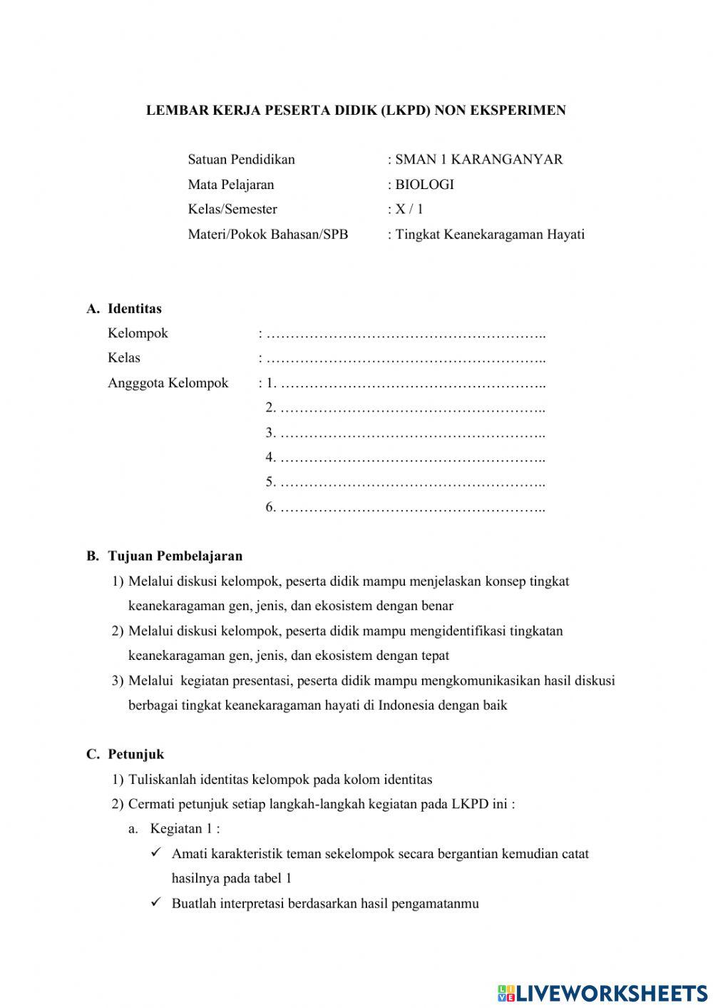 Tingkat keanekaragaman hayati