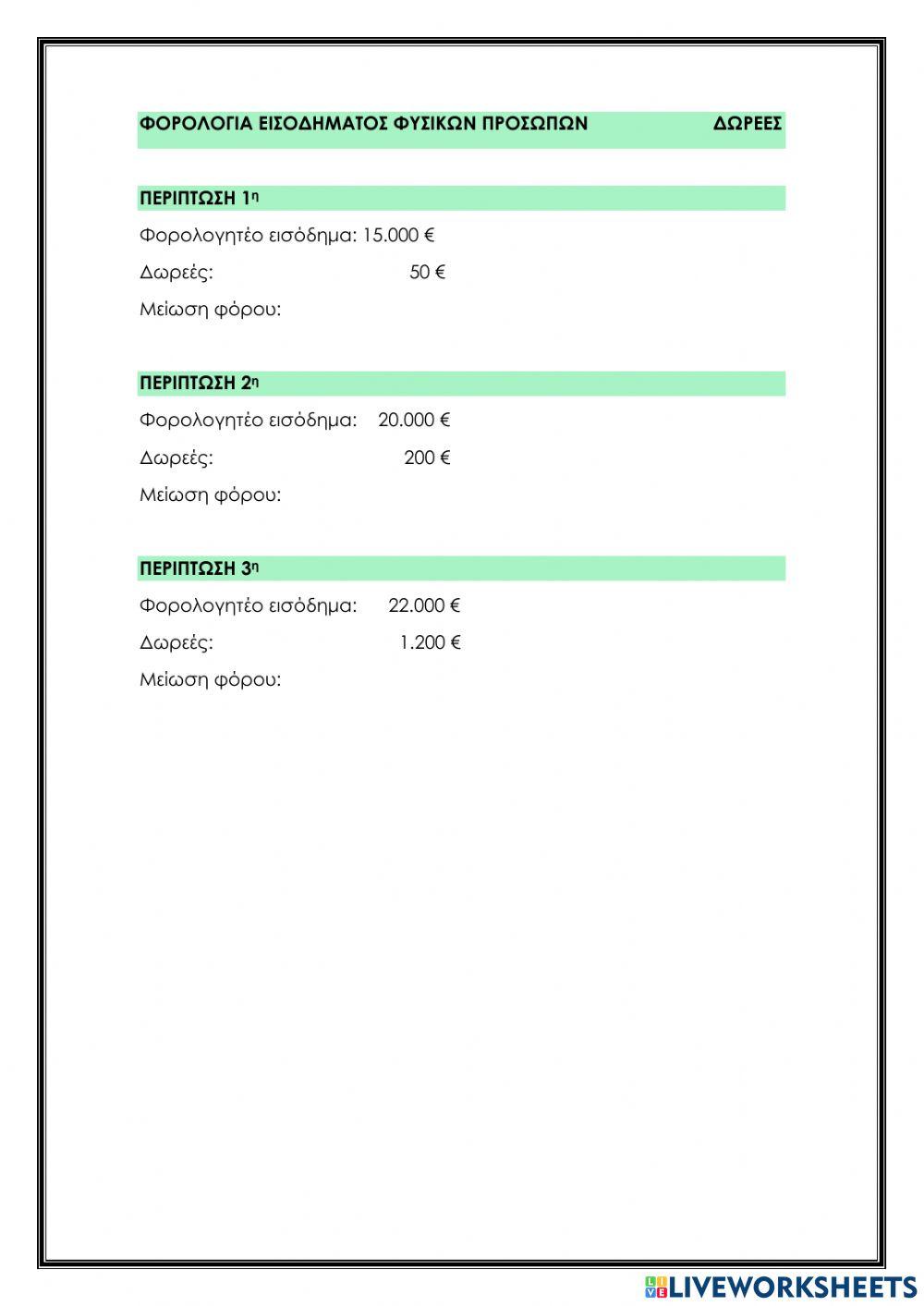 ΚΦΕ - ΔΩΡΕΕΣ