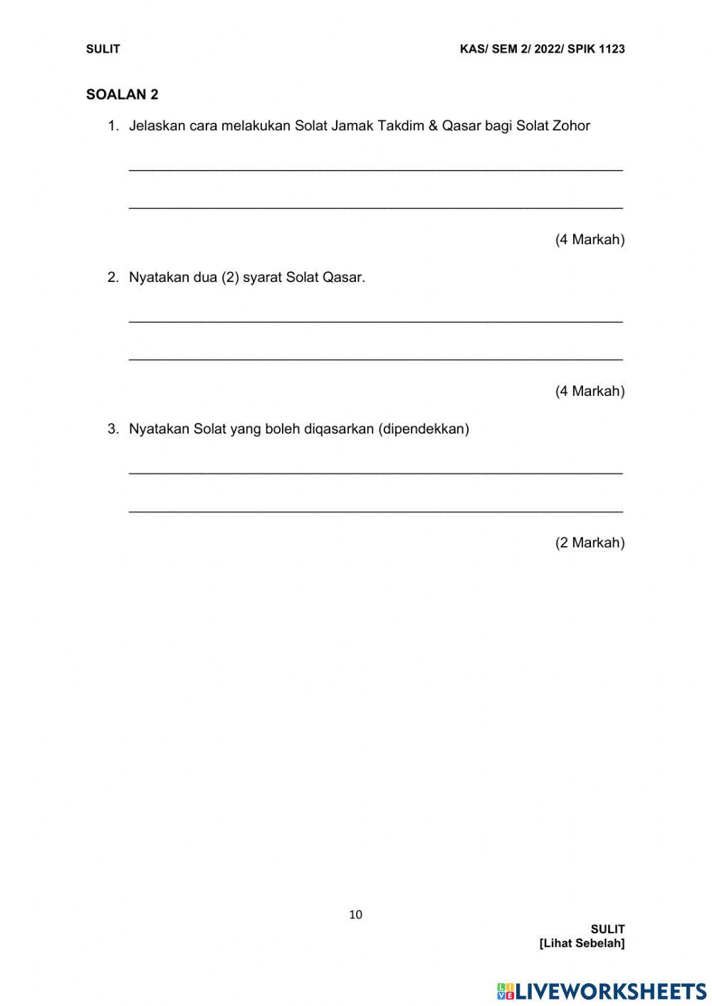 Feqah 2 bah b midterm okt 2022