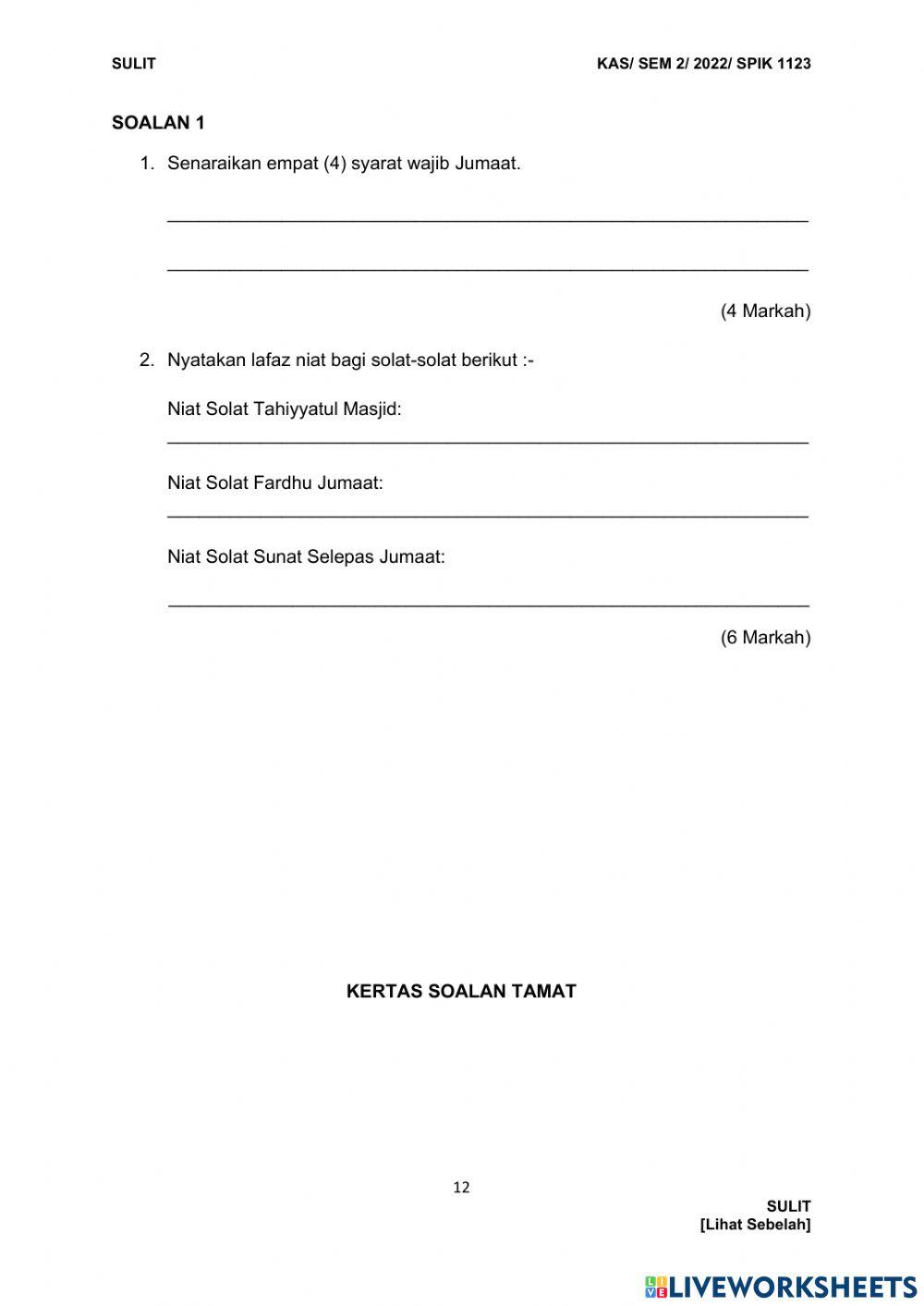 Feqah 2 bah b midterm okt 2022