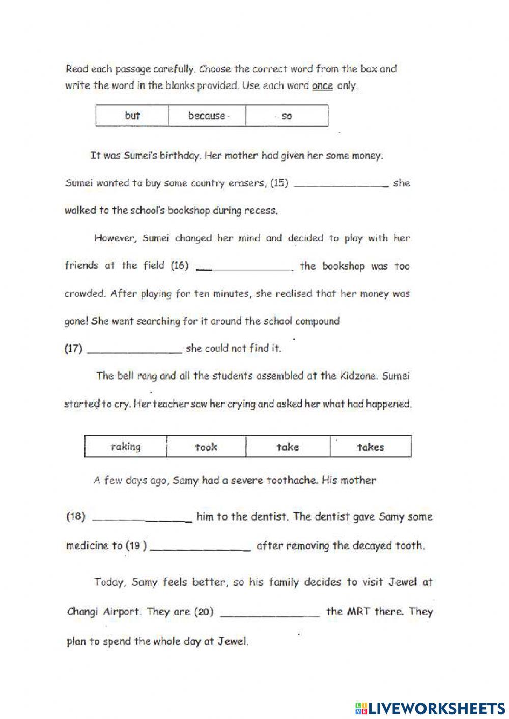 English Assessment 1